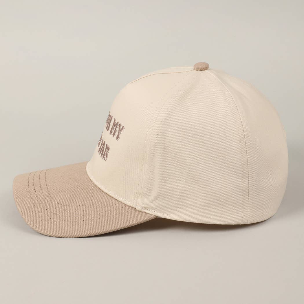 Dad's Tab Embroidery Hat: SAGE