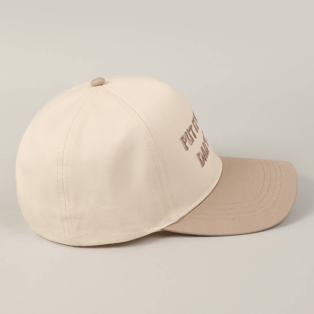 Dad's Tab Embroidery Hat: SAGE