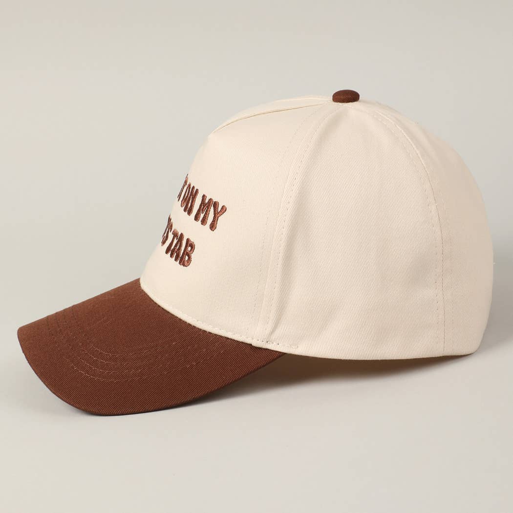 Dad's Tab Embroidery Hat: SAGE
