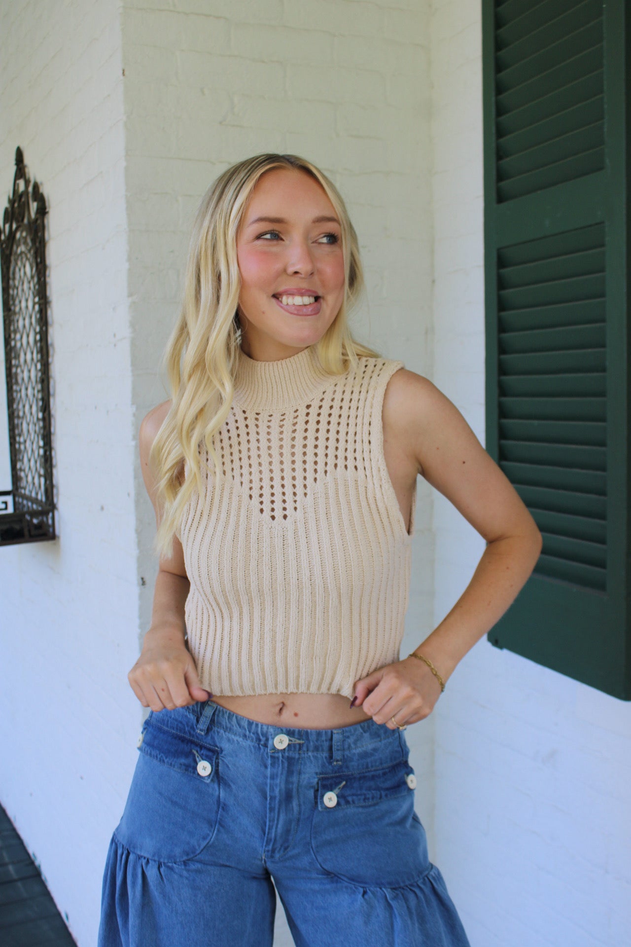 Natural Knit Top