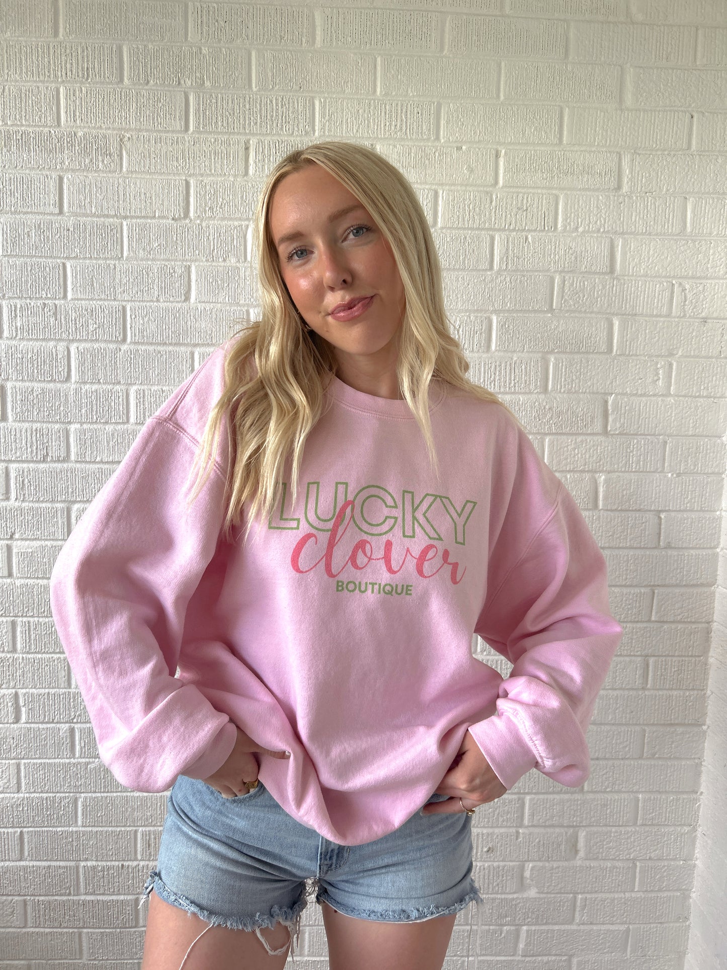 Lucky Clover Crewneck