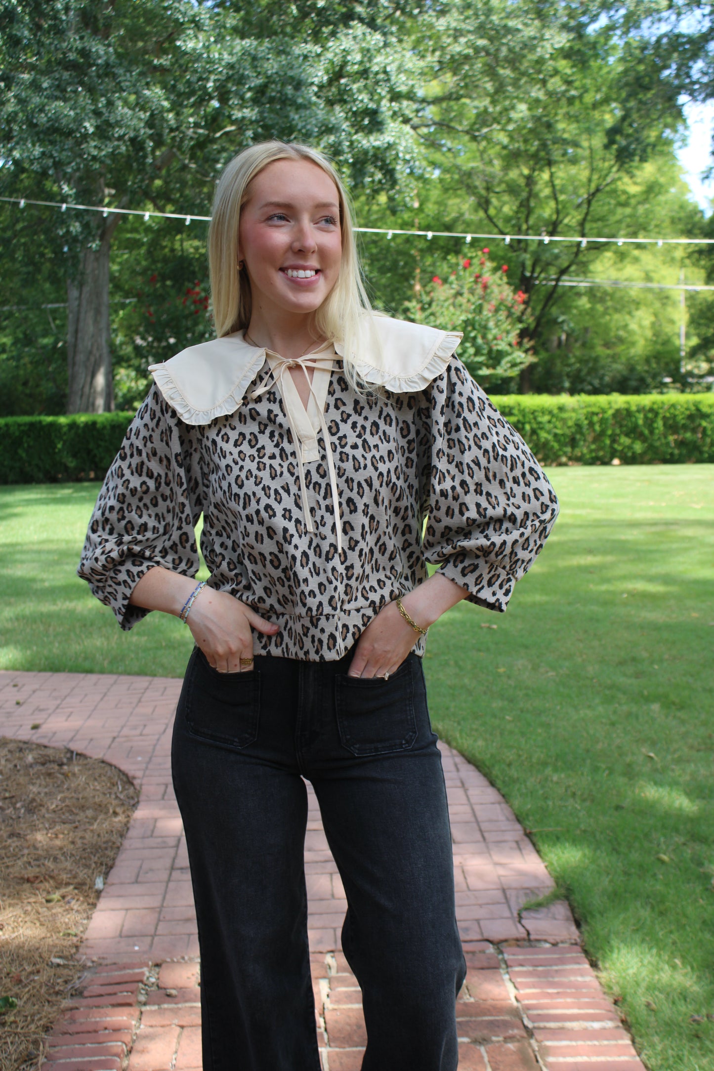 Gigi Leopard Print Top