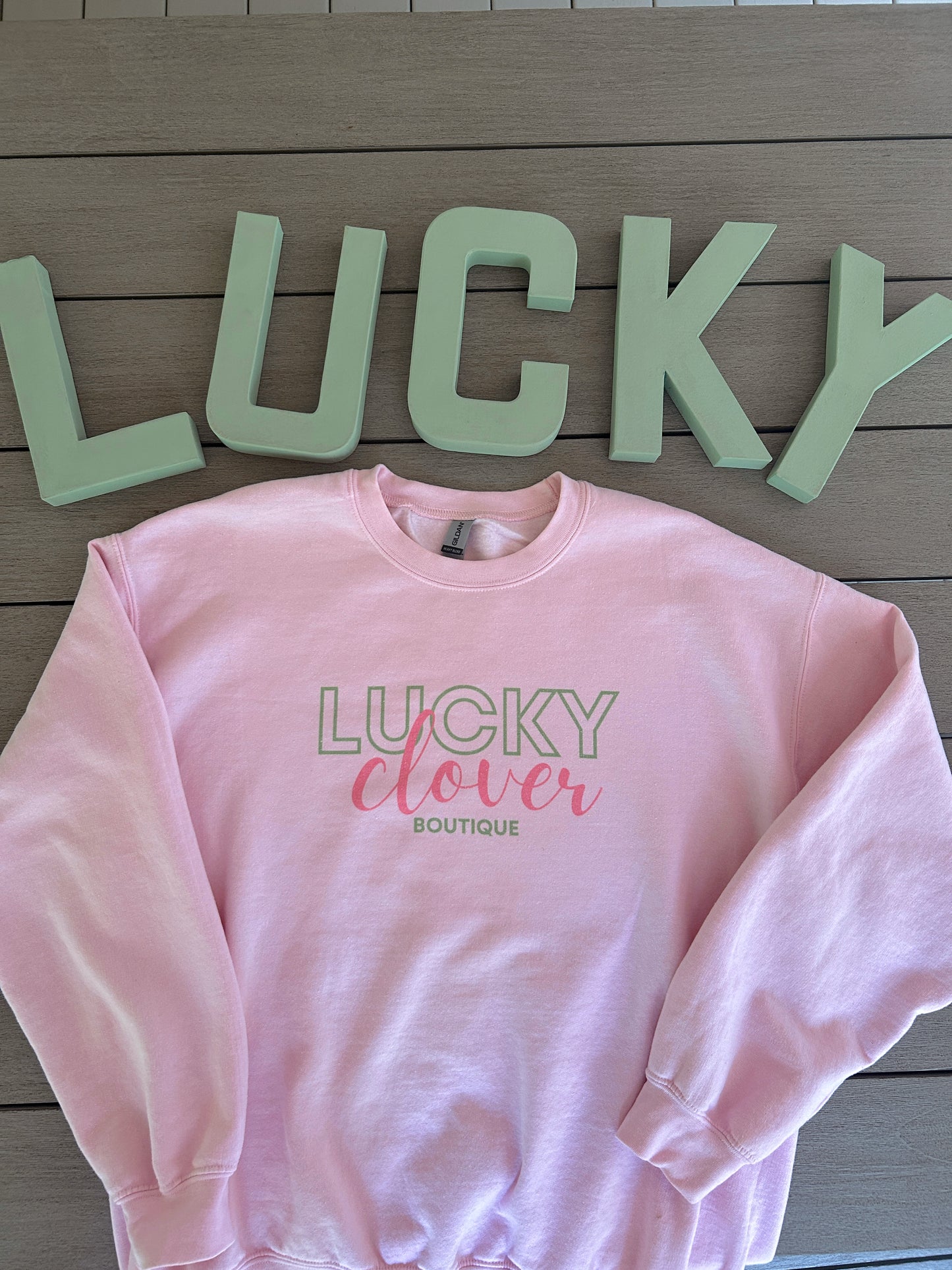 Lucky Clover Crewneck