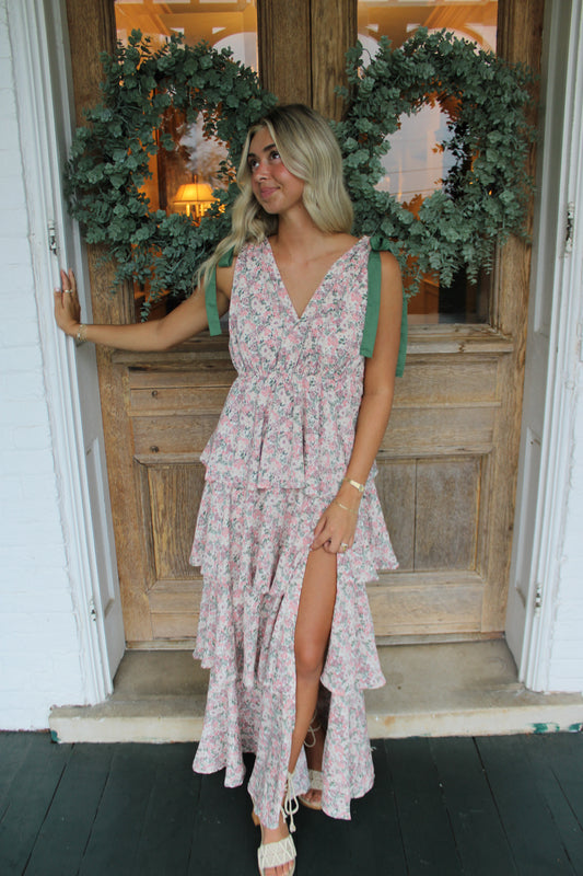 Floral Tiered Maxi Dress