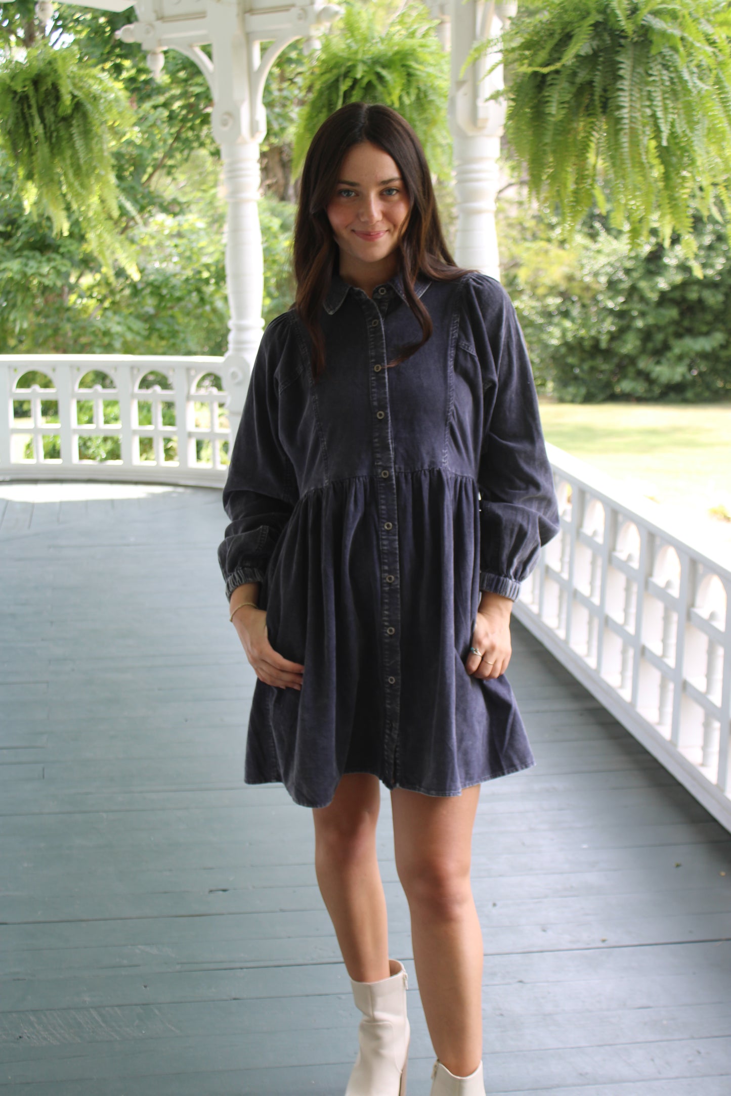 Meredith Corduroy Dress