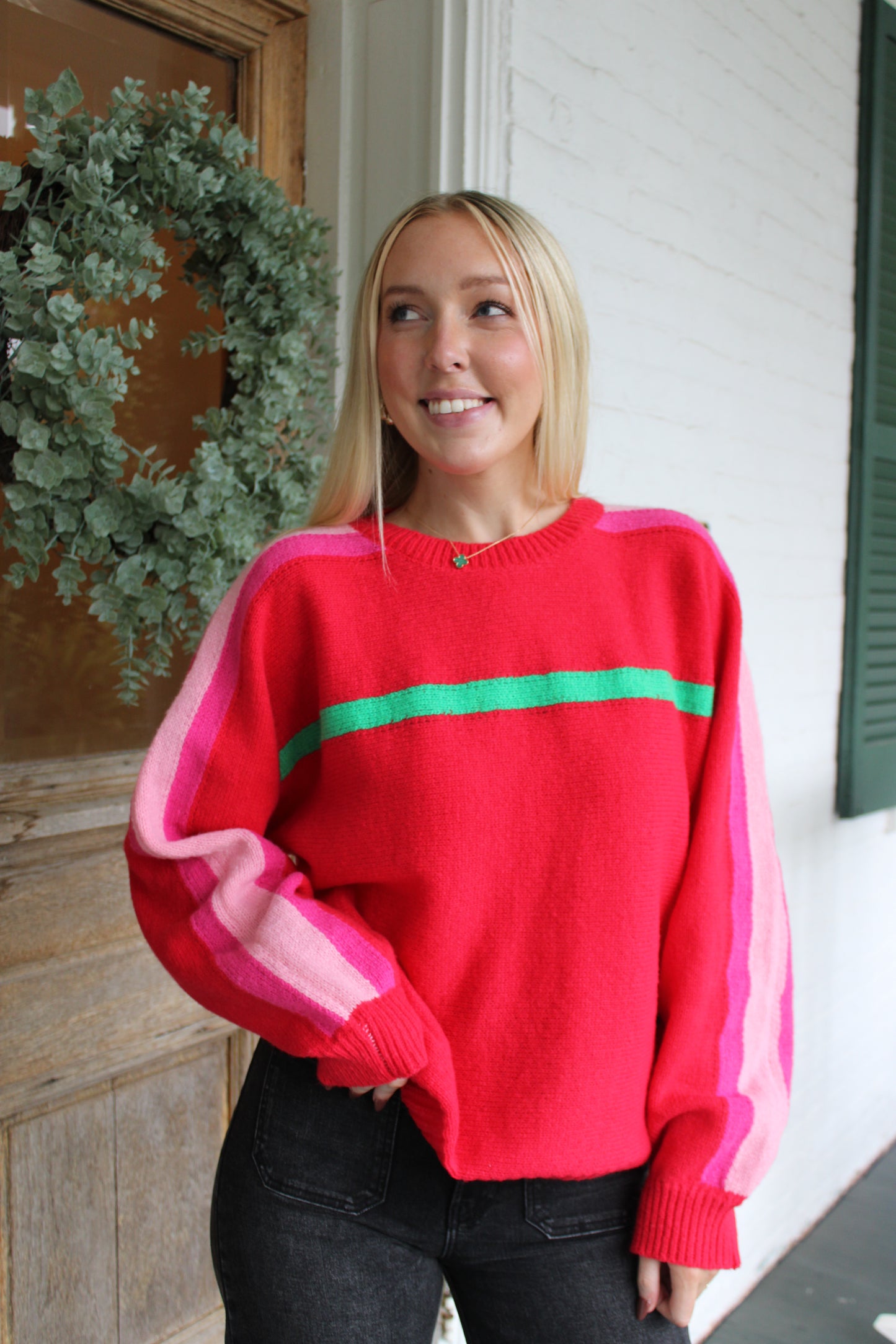 Vibrant Knit Sweater