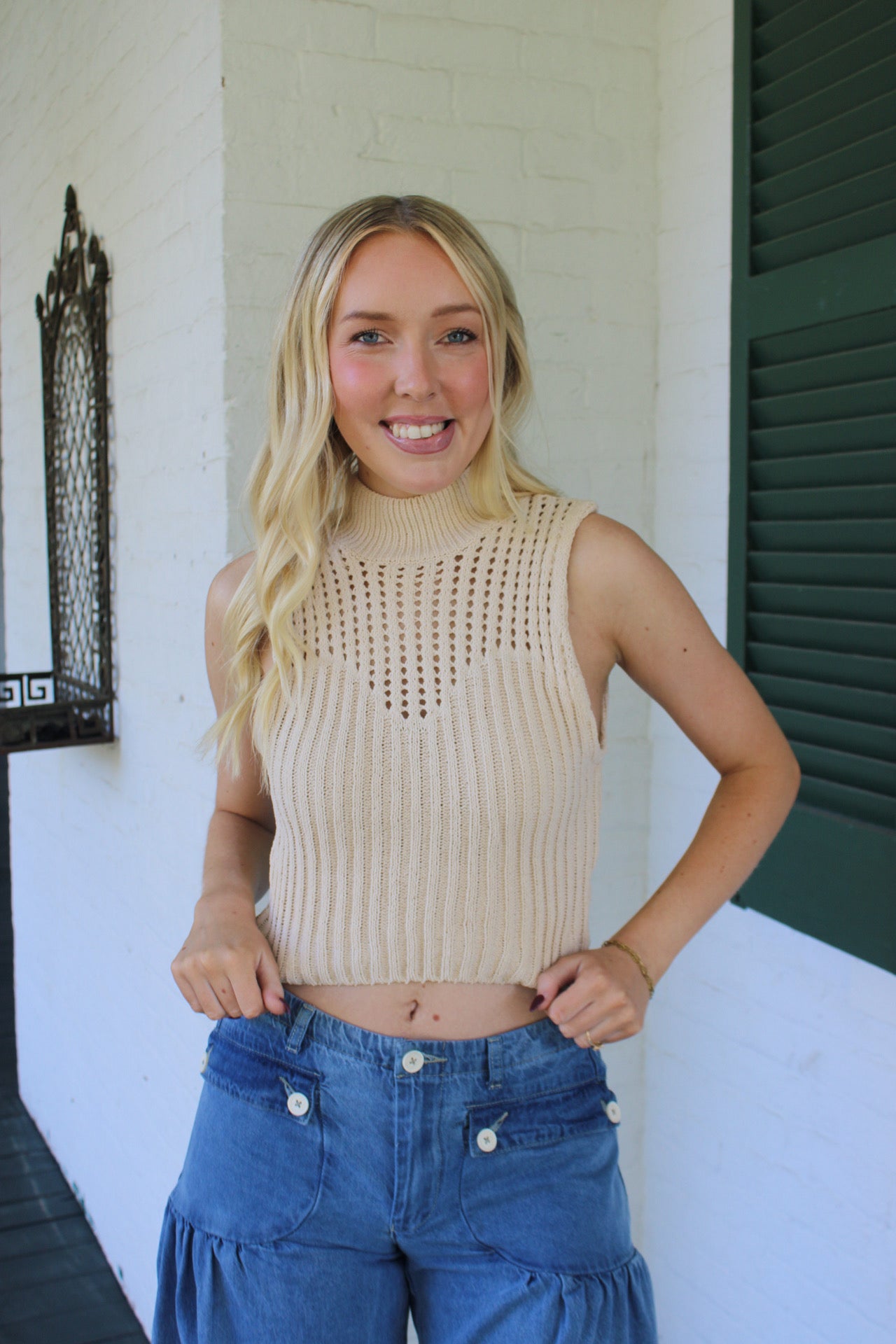 Natural Knit Top