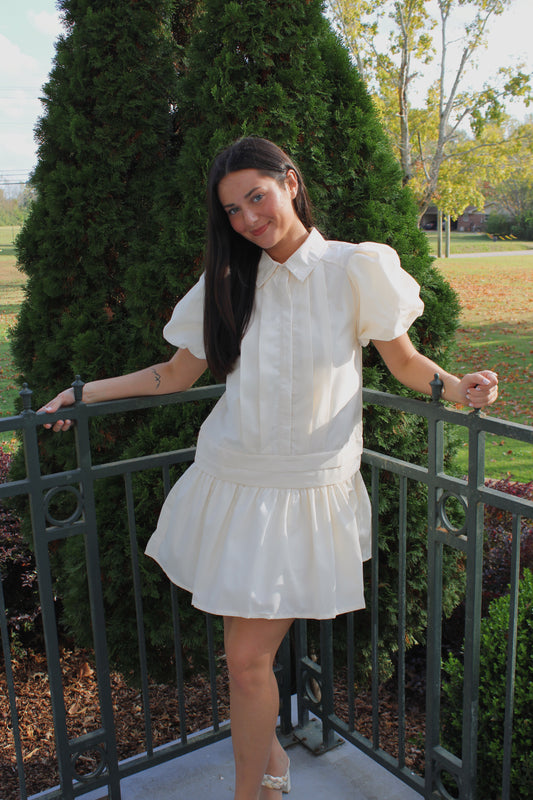 Cecilia Dress — Off White