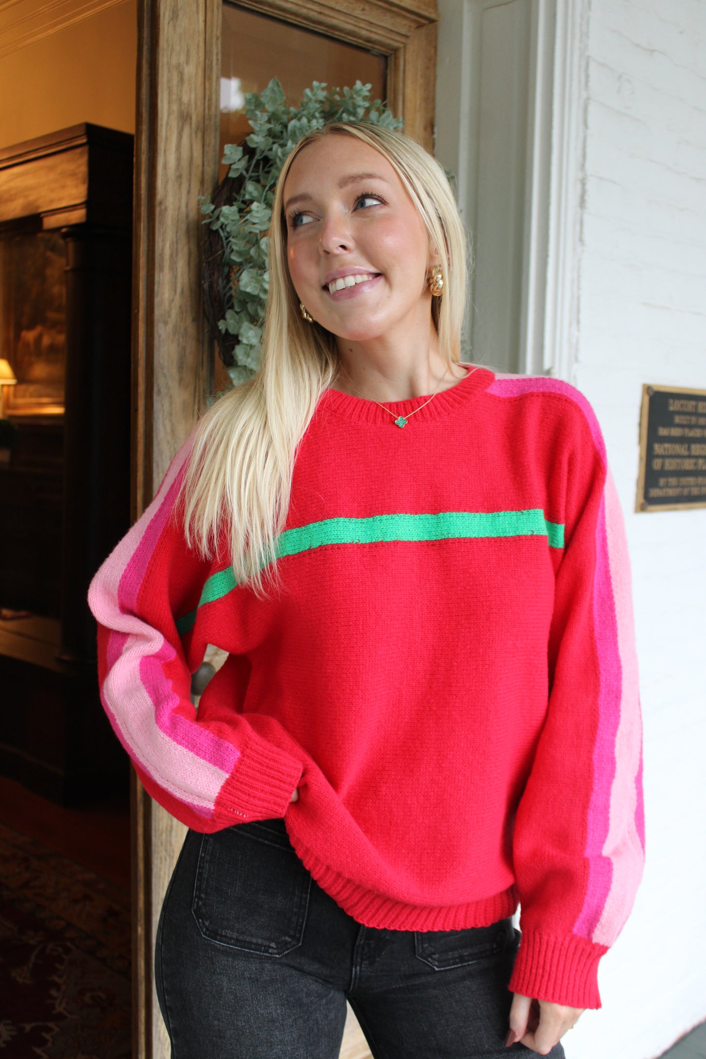 Vibrant Knit Sweater